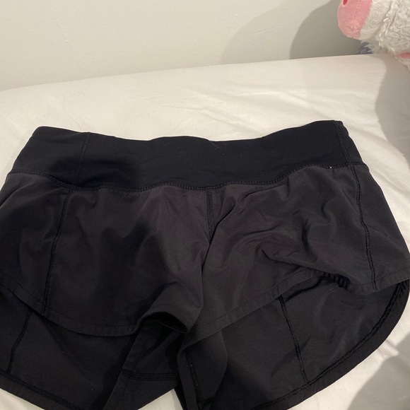 Black lululemon speed up short - Picture 2 of 2